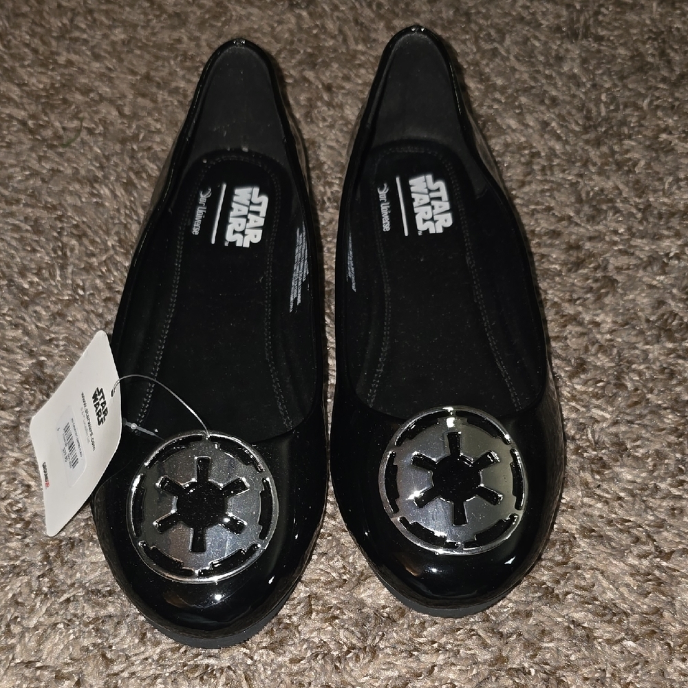 Star Wars Galactic Empire Patent Leather Flats Her Universe Exclusive Size 6 NWT